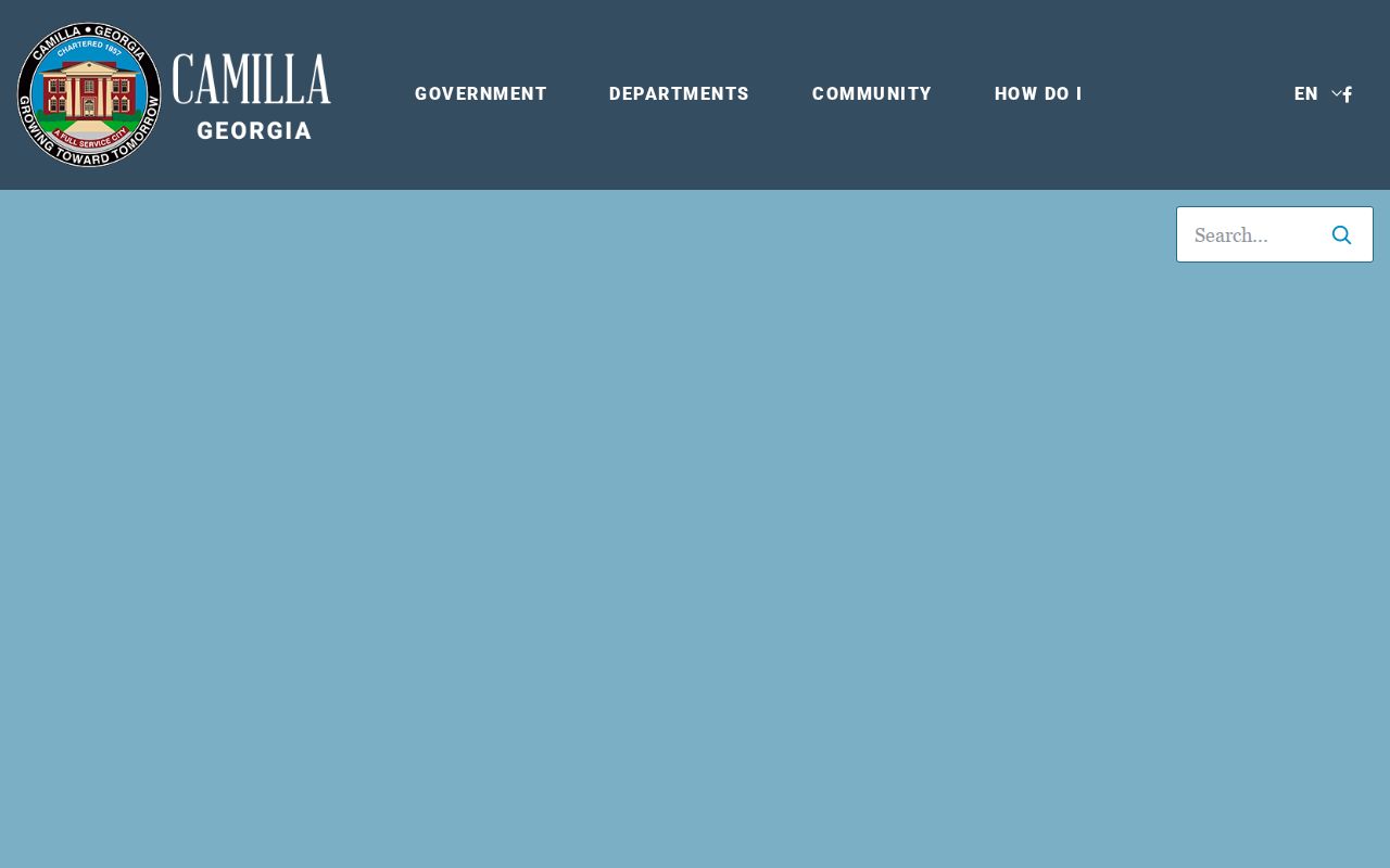 Camilla court records City of Camilla website