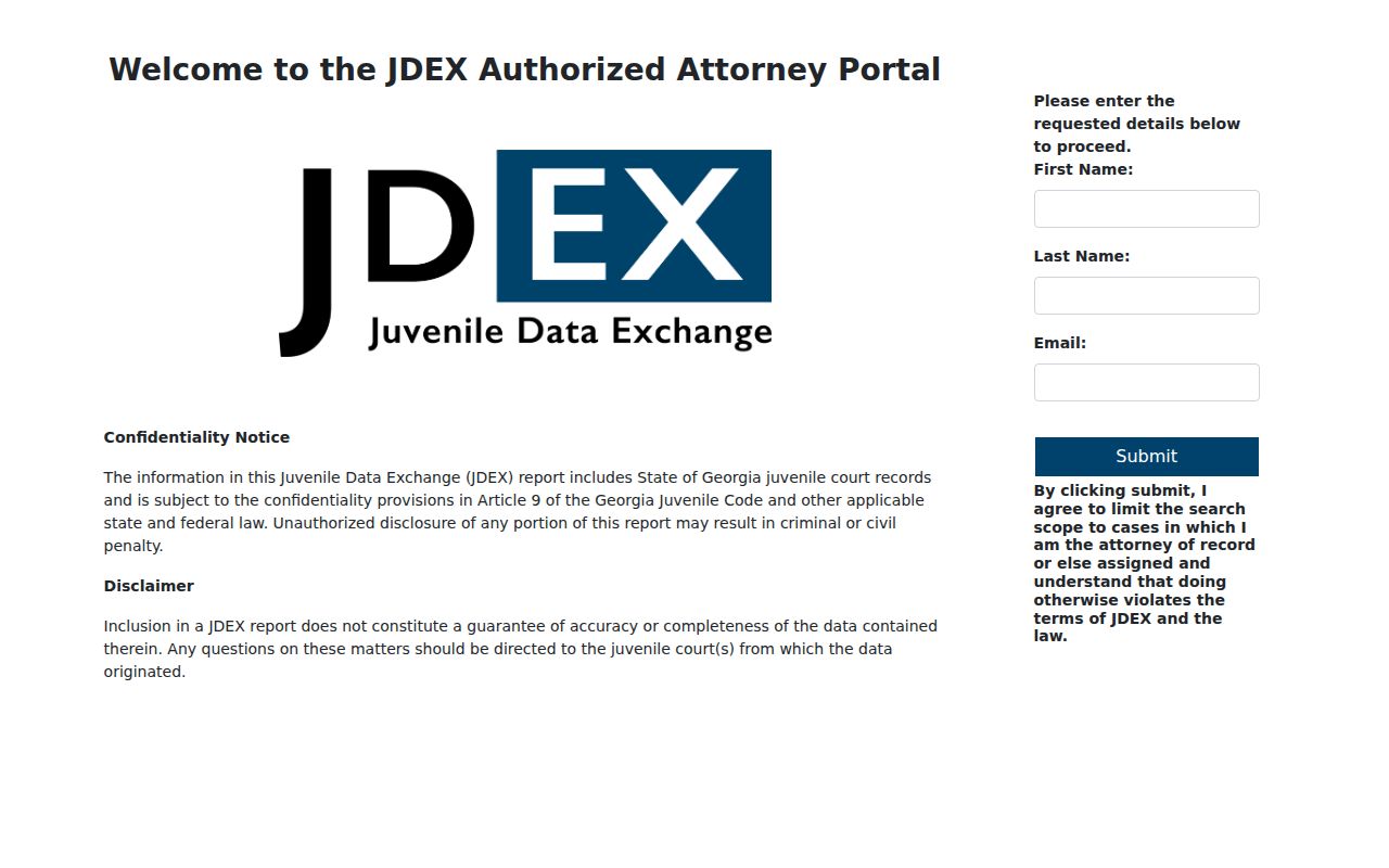 Mitchell County criminal docket authorized access page