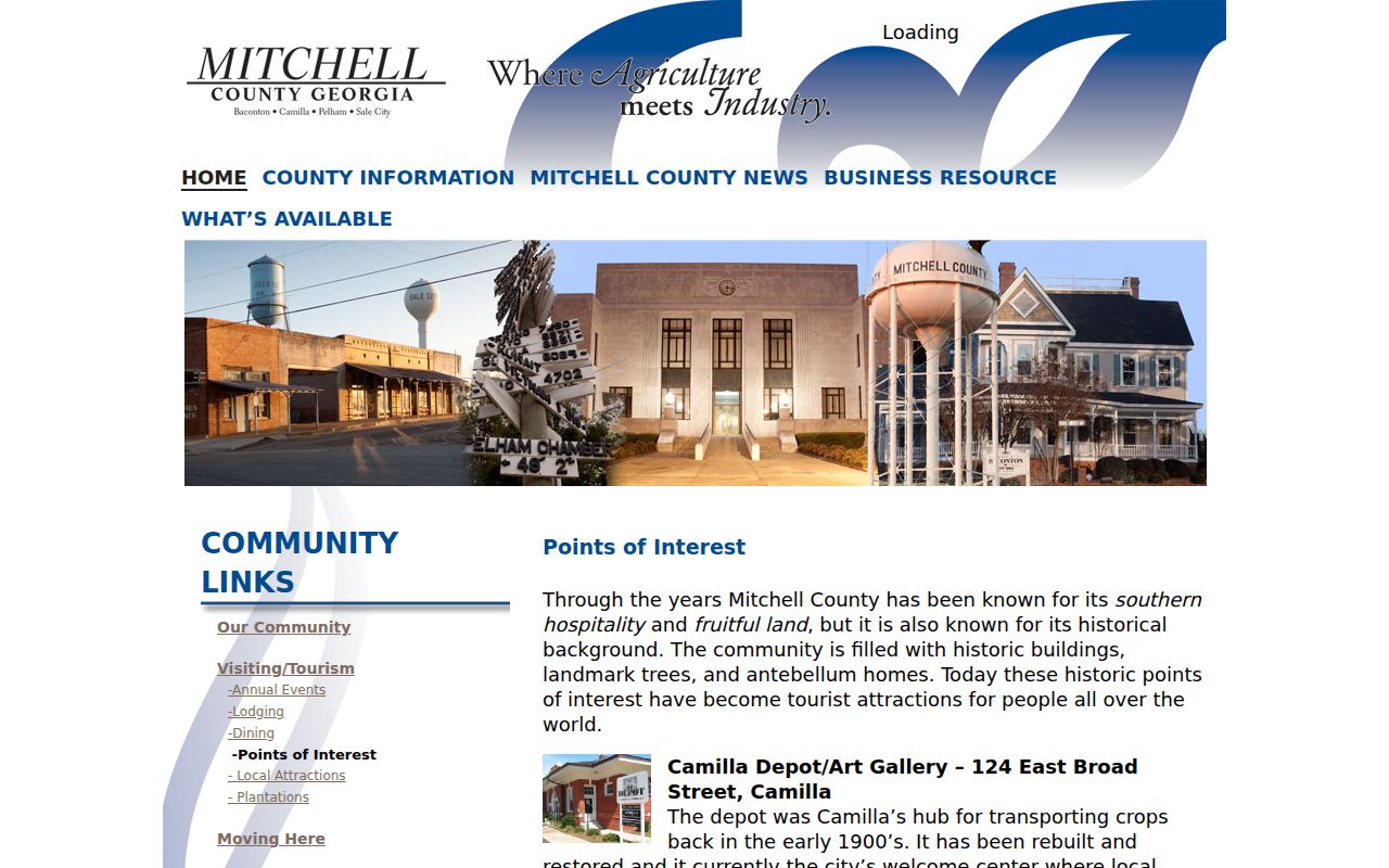 Mitchell County court docket courthouse history