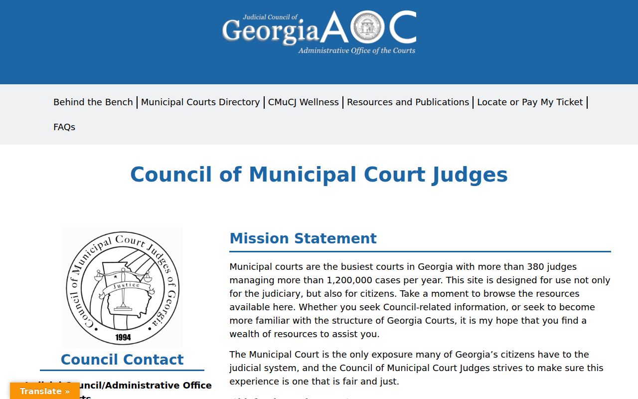 Mitchell County traffic court records municipal court information