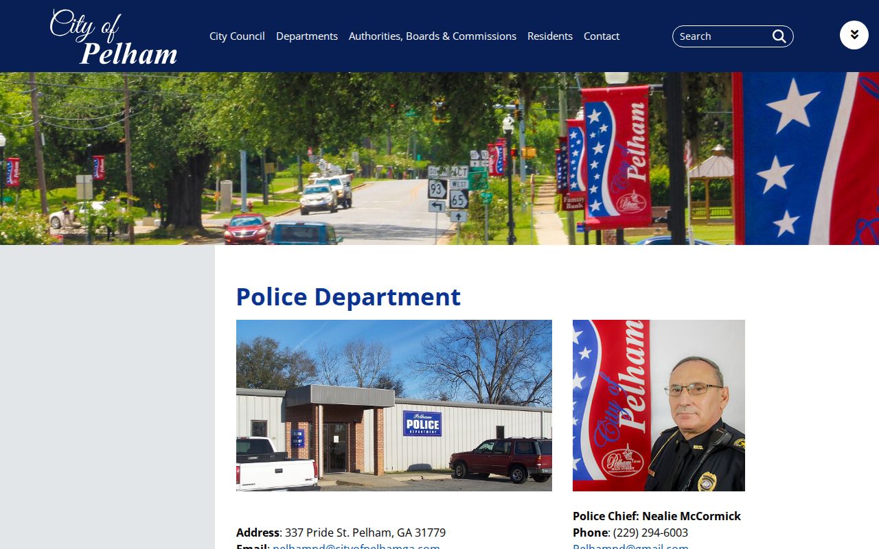 Pelham court records police and court clerk contact